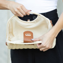 Straw Stella Woven Straw Top Handle Crossbody Bag | AILI'S CORNER