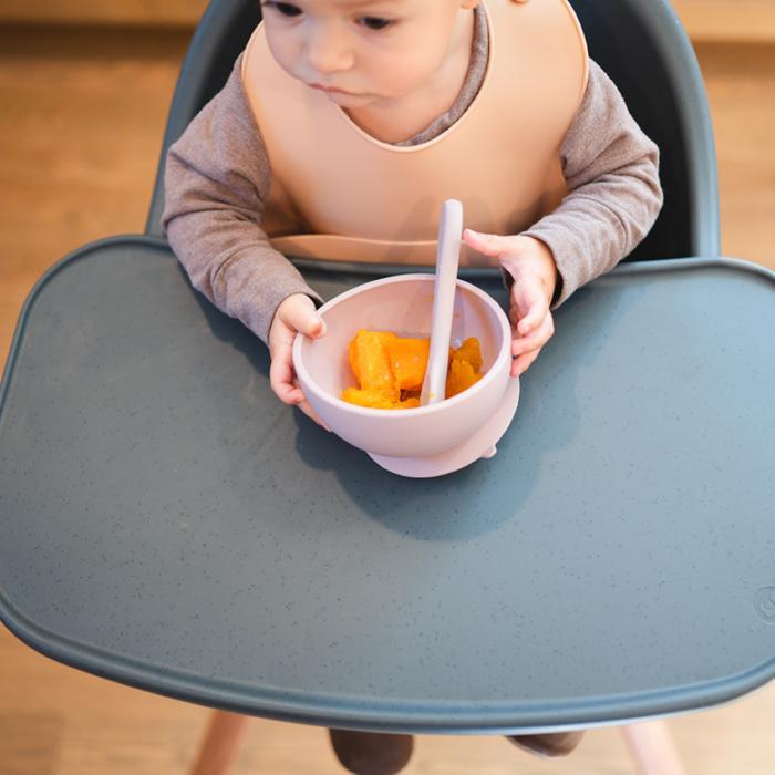 Silicone Suction Bowl and Spoon Set