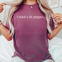  I Need A Dr Pepper Comfort Colors Tee, Caffeine Lovers Shirt, I Need Soda Tee