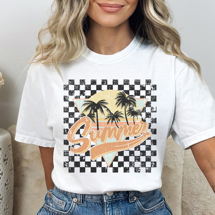 Vintage Summer Graphic Tee, Summer Tshirt, Cute Graphic Tee, Boho Shirt