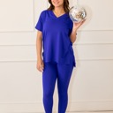  Buttery Soft Microfiber Short Sleeve Loungewear Set | S-3X
