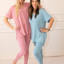  Buttery Soft Microfiber Short Sleeve Loungewear Set | S-3X