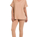  Buttery Soft Microfiber Short Sleeve Loungewear Set | S-3X