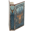 National Park Camping Book Box | Decorative Vintage Book Shaped Storage Stash Trinket Boxes Vintage Book Box Stash Trinket Storage | Decorative Book-Shaped Storage