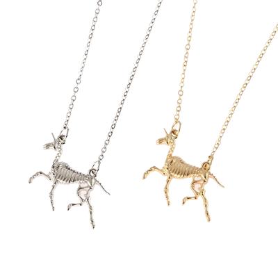 Unicorns Are Real Fossil Necklace in Gold or Silver