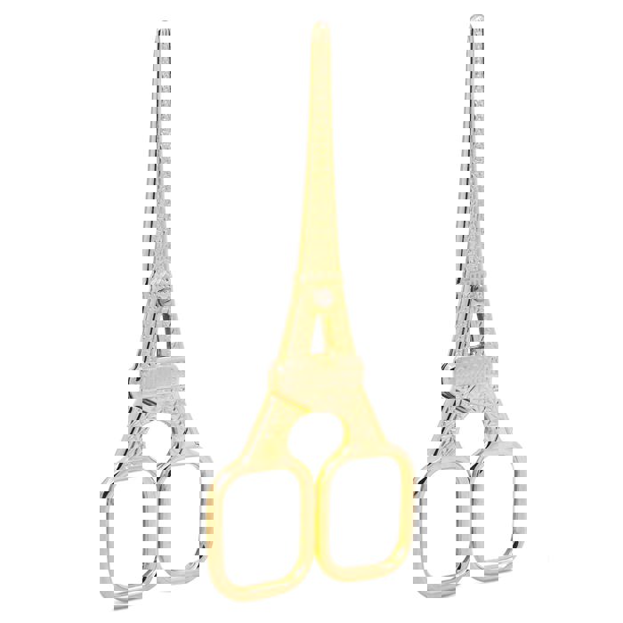 Eiffel Tower Mini Scissors in Antique Bronze or Gold - Giftable Stocking Stuffer Embroidery Utility Scissors Desk Accessory