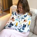 Dogs Multifunctional Cover | Carseat Cover | Nursing Cover