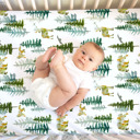 In The Woods Buttery Soft Fitted Crib Sheet 
