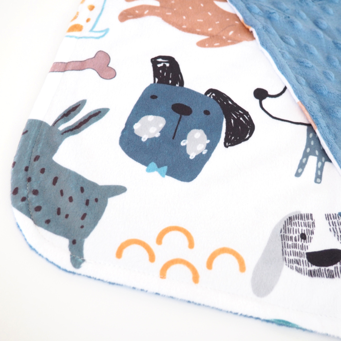 Premium Baby & Toddler Mini Minky Blanket 18x18