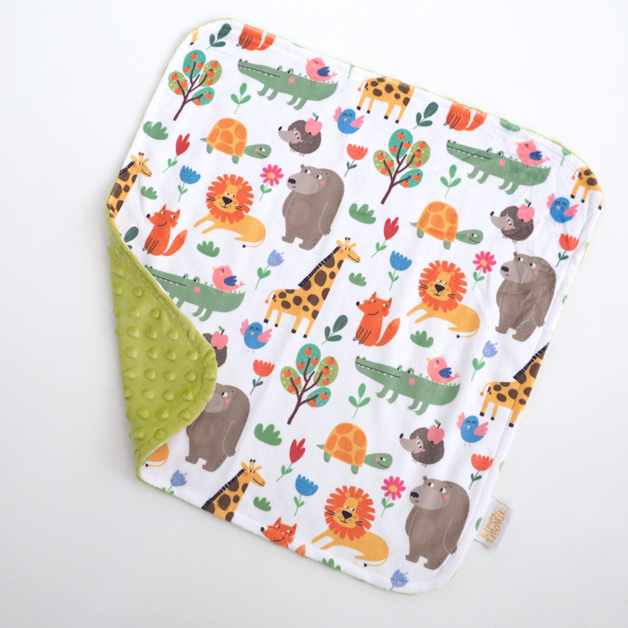 Premium Baby & Toddler Mini Minky Blanket 18x18