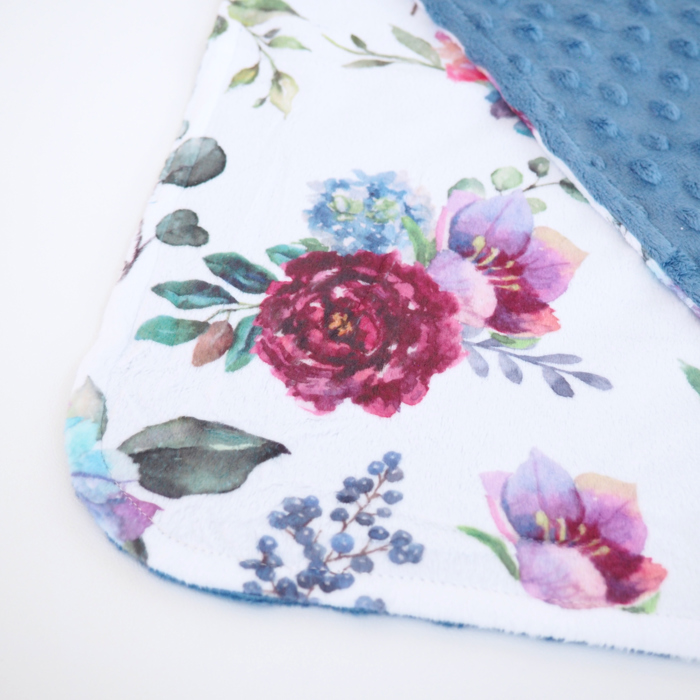 Premium Baby & Toddler Mini Minky Blanket 18x18 - Last Chance!