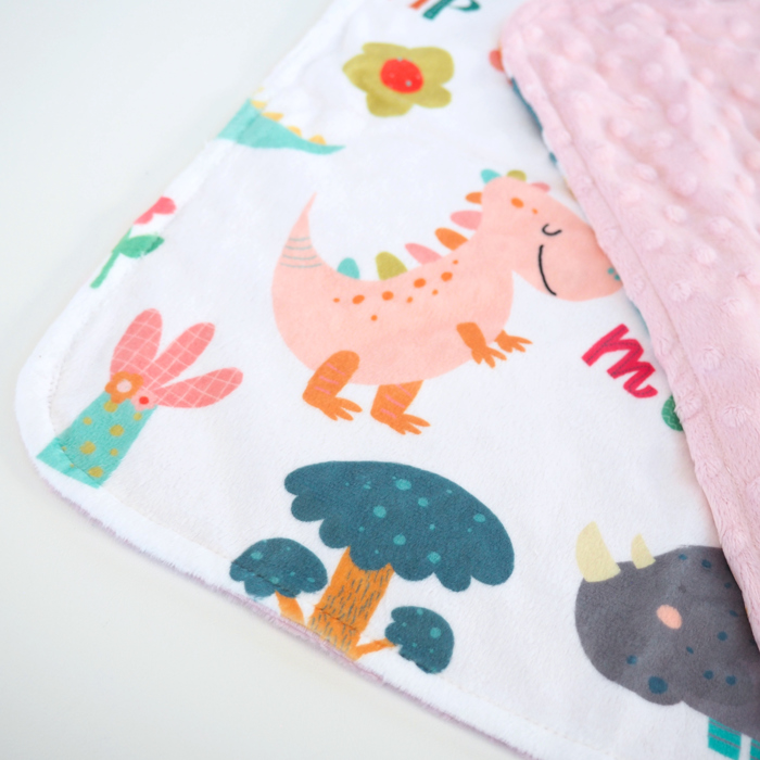 Premium Baby & Toddler Mini Minky Blanket 18x18 - Last Chance!