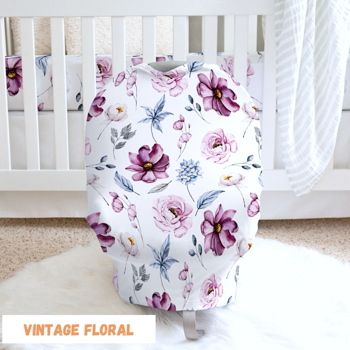 Multifunctional Cover | Carseat Cover | Floral Nursing Covers