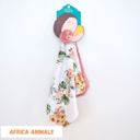 Africa Animals Premium Baby & Toddler Mini Minky Blanket 18x18 - Last Chance!