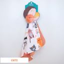 Cats Premium Baby & Toddler Mini Minky Blanket 18x18 - Last Chance!