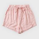 PinkStone Small Lightweight Tencel Cuffed Summer Shorts