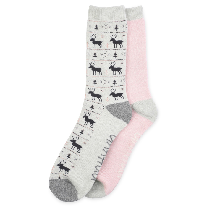 Gaahuu Womens super soft full cushioned boot socks/2 pr