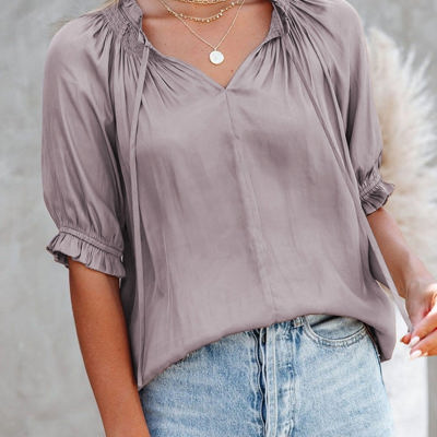 Easy Flattering Gathered Top