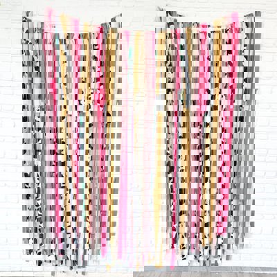 Cowgirl Fringe Streamer Backdrop| Cowgirl Party
