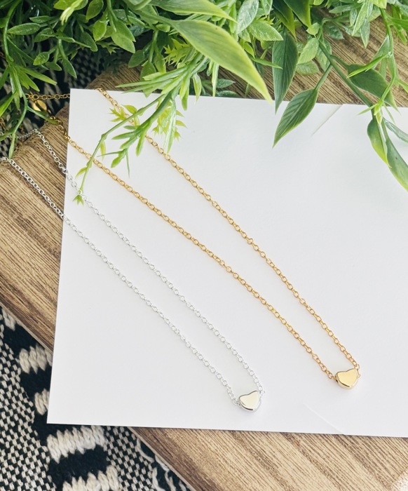 Anytime You Are Loved Heart Necklace & Stationery Card