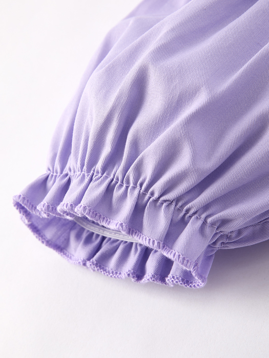 Toddler Girls Butterfly Smocking Embroidered Purple Dress