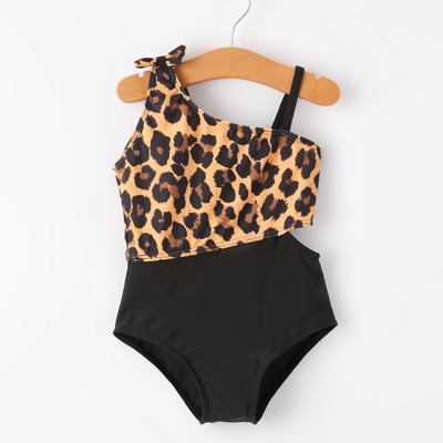 "Leopard Print" Girls' Swimsuit