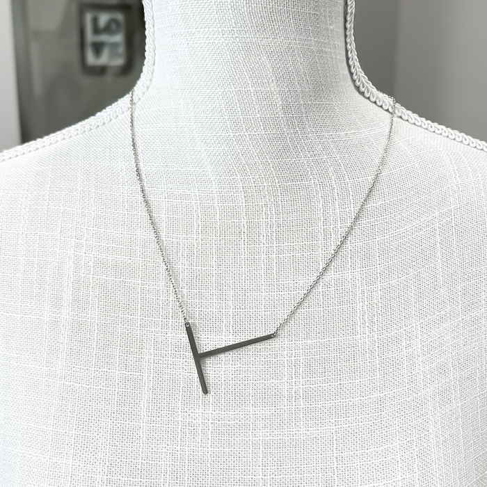 Large Initial Letter Necklace