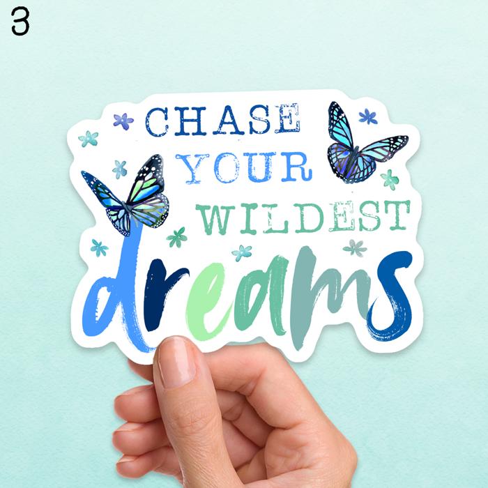 Assorted Inspiring Laptop Dishwasher Safe Vinyl Stickers