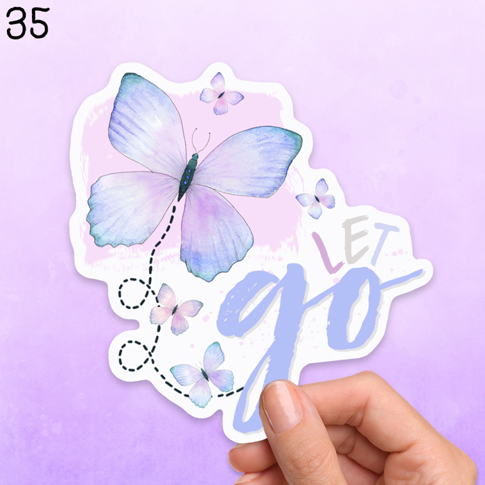 Assorted Inspiring Laptop Dishwasher Safe Vinyl Stickers