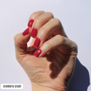 Cranberry Crush Semi-Cured Nail Wraps - Lasts 2 Weeks