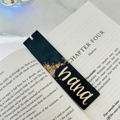 Personalized Sparkle Bookmarks