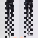  Judy Blue High Waist Faux Leather & Denim Skinny 88810