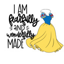 Fearfully Princess Dress Motivational Quotes Vacation Tee | 14 Princess Choices