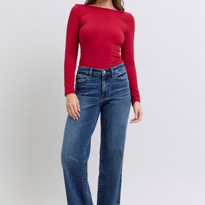 Judy Blue Wide Leg Jeans