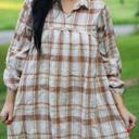  Dana Plaid Babydoll Dress
