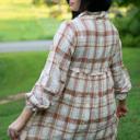  Dana Plaid Babydoll Dress