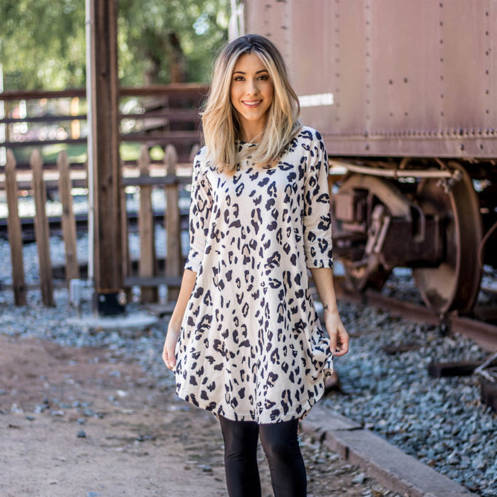 Rowan Leopard Dress
